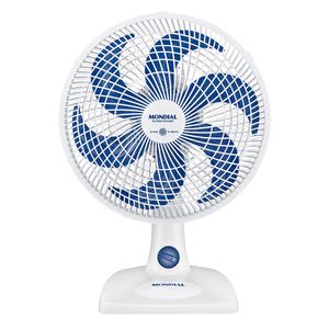 Ventilador de Mesa com 6 Pás Super Power Branco e Azul 30CM 220V - VSP-30-W - Mondial