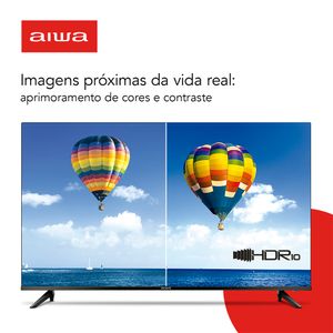 Smart TV 43” Android HD Borda Ultrafina Dolby Áudio HDR10 - AWSTV43BL02A - Aiwa
