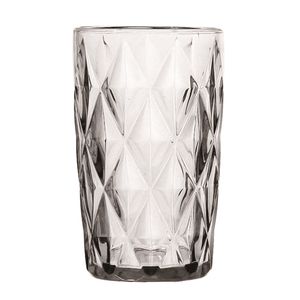 Copo Agua Diamante Clear 350Ml -  Vidro - Class Home