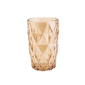 Copo Água Diamante Amber 350Ml - Vidro - Class Home
