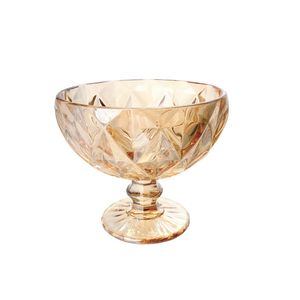 Taça Coquetel Diamante Amber 310Ml - Vidro - Class Home