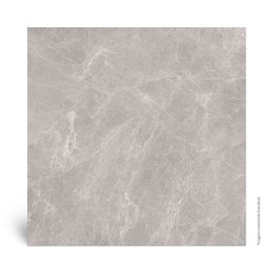 Porcelanato Marmorizado Retificado Acetinado Medici Cinza Tipo A 76X76CM - 0180560299013 - Pamesa