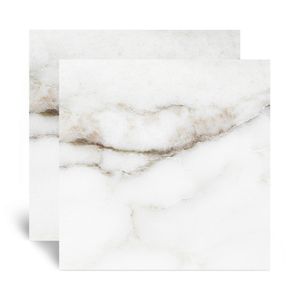 Porcelanato Marmorizado Retificado Esmaltado com Brilho Borgia Branco Tipo A 58X58CM - 0180450010981 - Pamesa