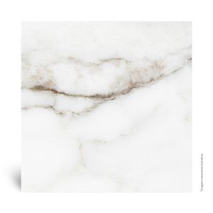 Porcelanato Marmorizado Retificado Esmaltado com Brilho Borgia Branco Tipo A 58X58CM - 0180450010981 - Pamesa
