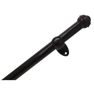 Kit Varão Bella Arte Pratiko 19 MM 1,5m Imbuia