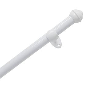 Kit Varão Bella Arte Pratiko Branco 28 MM 1,5m