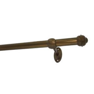 Kit Varão Bella Arte Pratiko 28 MM 1,5m Ouro Velho