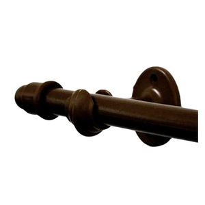 Kit Varão Bella Arte Pratiko 28 MM 2,5m Imbuia