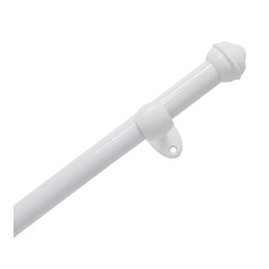 Kit Varão Bella Arte Pratiko Branco Basic 19 MM 2,0m