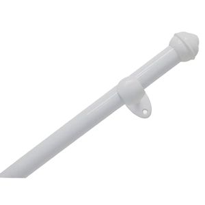 Kit Varão Bella Arte Pratiko Branco Basic 19 MM 3,0m