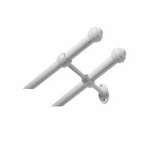Kit Varão Bella Arte Pratiko Branco 19/19 MM 2,0m