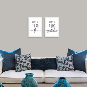 Quadro Decorativo Kapos Gratidão 22x32 CM