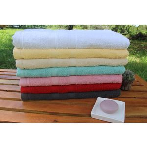 Toalha de Banho em Algodão Évora Rosa Goiaba 80X170CM - Peixoto