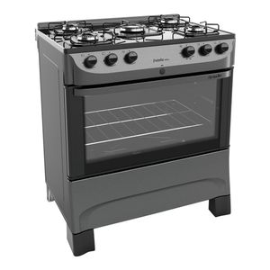 Fogão a Gás Mueller Fratello Vetro 5 Bocas Acendimento Automático Mesa de Vidro Bivolt
