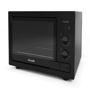 Forno Elétrico de Bancada Muller Fratello 44 Litros Preto Fosco 220V