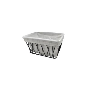 Cesto Oikos Aramado Com Forro P 15Cm Pt