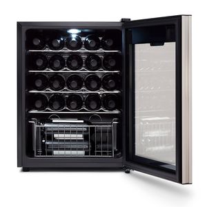Adega Midea 24 garrafas WBB242 Preto 220V