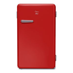 Frigobar Midea 95L MRV10V2 Retrô Vermelho 1 porta 220V