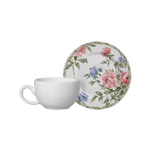Xícara De Café Com Pires Romântica Ii - Alleanza