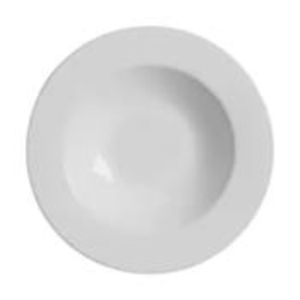 Prato Fundo Alleanza Branco Liso 24,5 Cm