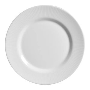 Prato Raso Plissan Relevo Branco 28,5Cm - Alleanza
