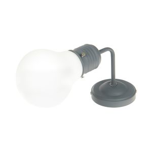 Luminária Fortec de Parede Metal Cinza 1904