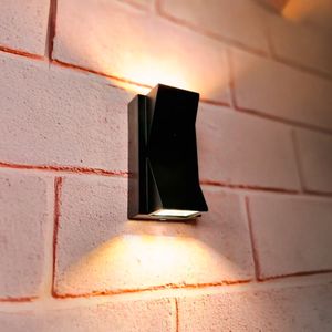 Arandela Interno Abs Preto Led 6W 3000K Fortec