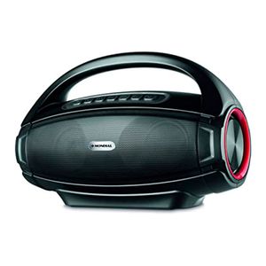 Caixa de Som Mondial Speaker Monster Sound II SK-07 60W Bluetooth Bivolt Preto/Vermelho