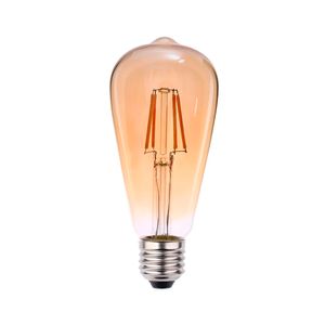 Lâmpada LED em Filamento Pêra 4W Luz Amarela 2000K Bivolt - Bronzearte