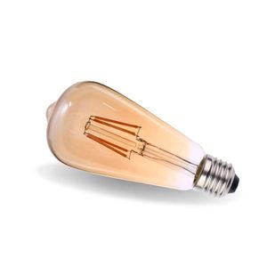 Lâmpada LED em Filamento Pêra 4W Luz Amarela 2000K Bivolt - Bronzearte