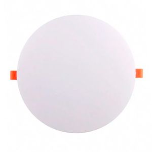 Painel Embutir Redondo Frameless 24W Luz Branca 6500K Bivolt - Bronzearte