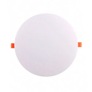 Painel LED de Embutir Redondo Frameless 16W Luz Branca 6500K Bivolt - Bronzearte