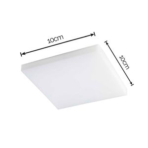 Painel Bronzearte Embutir Frameless Quadrado 10 W 65K Bivolt Tecnologia Led