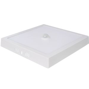 Painel LED Bronzearte Sobrepor Quadrado com Sensor 18W 6500K