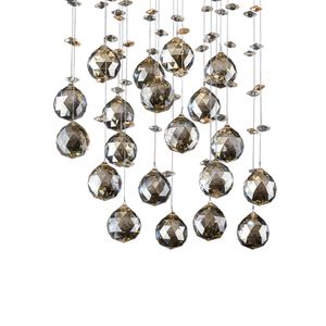Plafon Bronzearte Crystal Ball Gold GU10 Quadrado