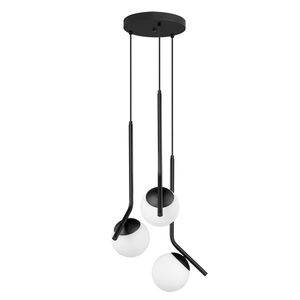 Pendente Bronzearte Dreams Preto 3xE27