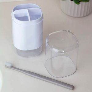 Porta Escovas Dual Branco - Ou