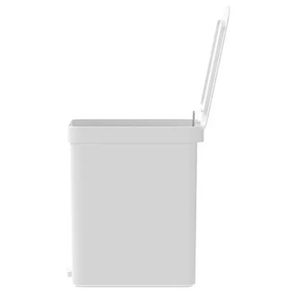 Lixeira com Pedal Trium Branco 12L - OU