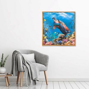 Quadro Arte Propria Tartaruga 70X70