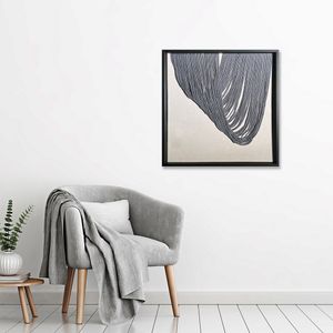 Quadro Arte Propria Macrame Cinza Dir 70X70