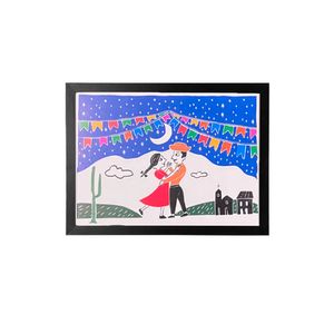 Quadro Decorativo Cordel I 40X30CM - Arte Própria