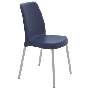 Cadeira com Pernas de Alumínio Vanda Azul Yale - 92053170 - Tramontina
