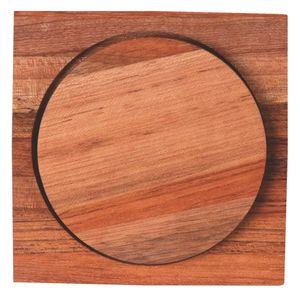Saleiro em Madeira Jatobá Mesclada com Tampa Rost 12,5X12,5CM - 13561071 - Tramontina