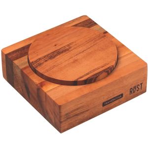 Farinheiro em Madeira Jatobá Mesclada com Tampa Rost 15X15CM - 13562071 - Tramontina