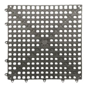 Tapete Kapazi Acquakap com 6 Pecas Cinza 13mm 30X30cm