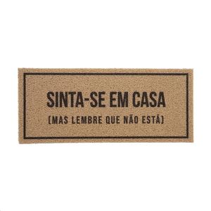 Tapete Capacho Sinta-se em Casa Vinil Long 2.0 30X70CM - Kapazi