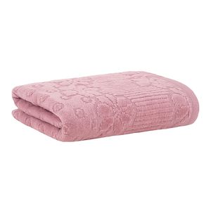 Toalha de Rosto em Veludo 100% Algodão Lollipop Branco 48x80CM - Buddemeyer