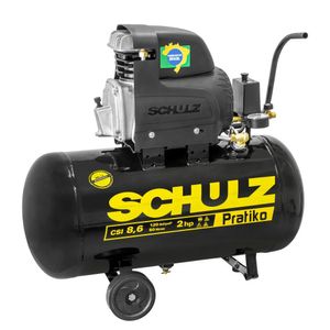 Motocompressor Ar Portatil Schulz CSI 8,6 50 Litros 2HP 220V