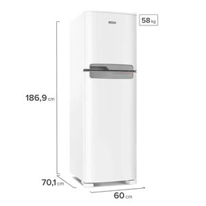 Geladeira / Refrigerador Duplex Frost Free Branca 394 Litros 220V - TC44 - Continental