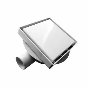 Ralo Odem Sifonado Oculto Abs 13X13 Regulavel Branco